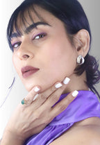 Frostie White (Neha’s Go-To) Press-On Nails | Classic White Squoval Nails