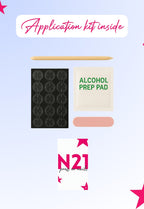 Cotton Clouds Press-On Nails (Set of 30) | Soft White Squoval Nails