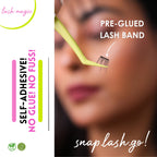 N21™ Lash Magic No-Glue Press-On Lashes (10–12mm Wispy), 36 Lash Cluster Pieces