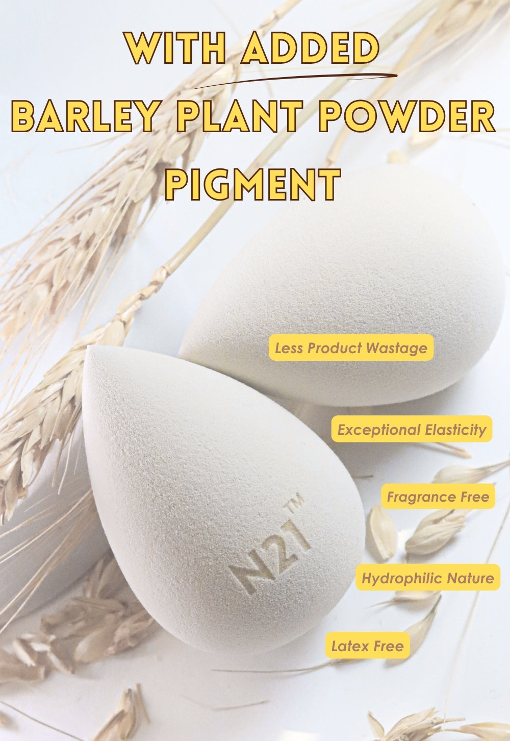 Baetini Beauty Sponge – Soft Makeup Blender for Flawless Foundation & Concealer