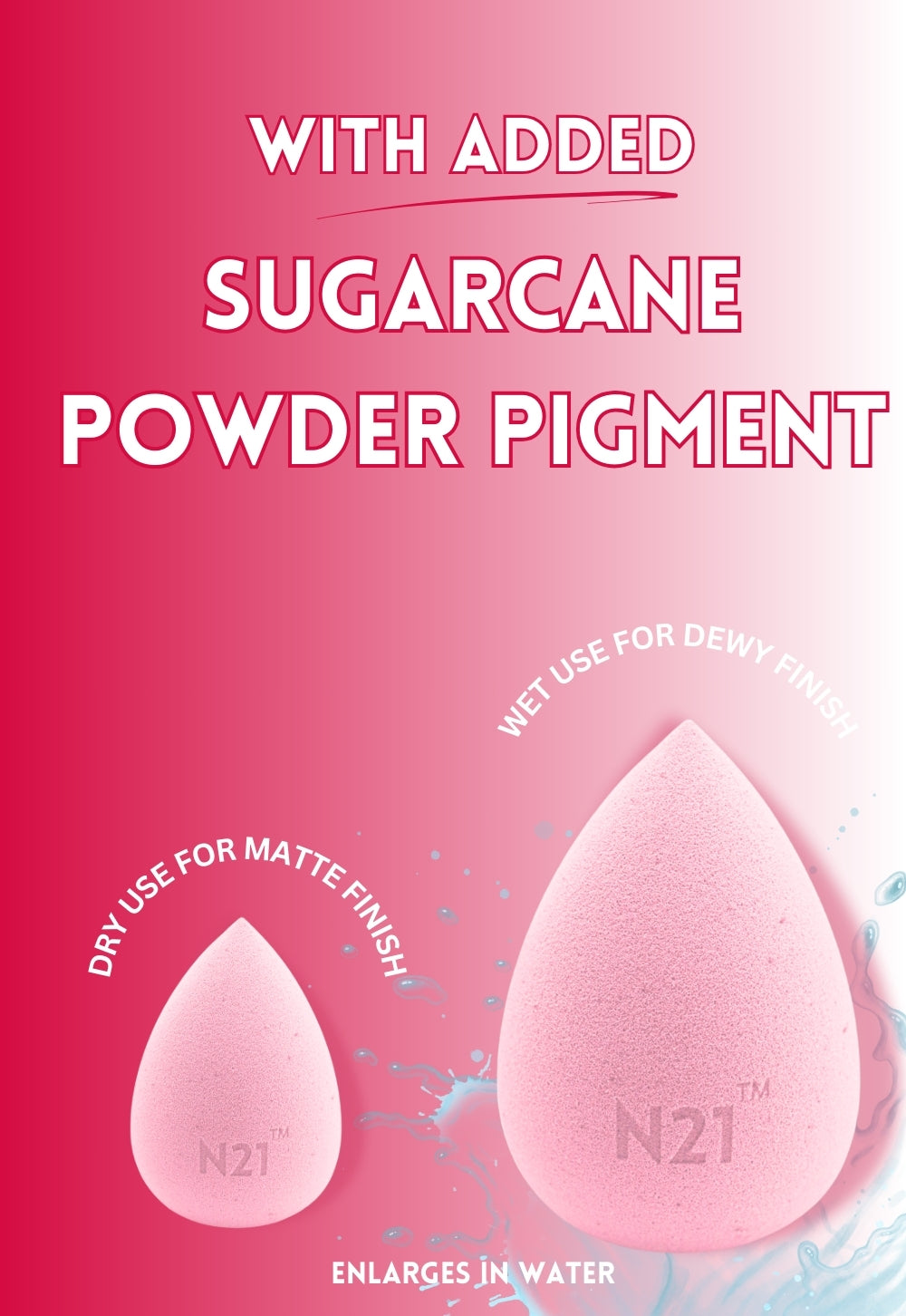 Candytini Beauty Sponge for Flawless Makeup Blending | Foundation & Concealer Sponge