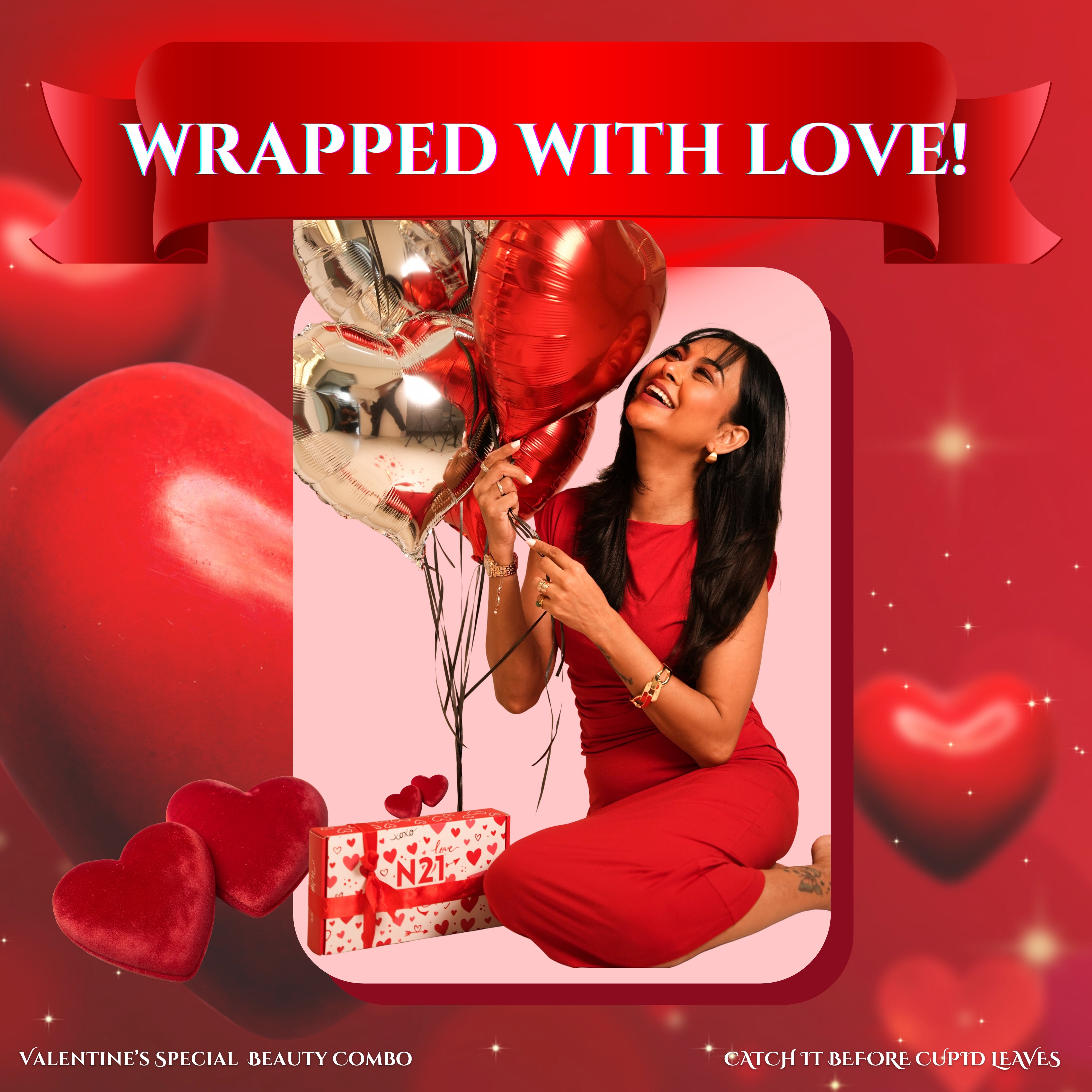 Chrome Nail Gift Set (Press-Ons + Nail Wipes)