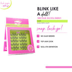 N21™ Lash Magic Doll Eyes No-Glue Press-On Lashes (12–13mm), 36 Lash Cluster Pieces