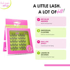 N21™ Lash Magic Doll Eyes No-Glue Press-On Lashes (12–13mm), 36 Lash Cluster Pieces