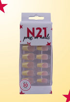 N21 Butter French Press-On Nails – Soft Yellow French Tips