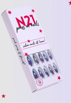 Metallic Chrome Press-On Nails – Baby Pink Chrome Almond Nails