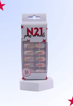 Cotton Clouds Press-On Nails (Set of 30) | Soft White Squoval Nails