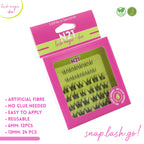 N21™ Lash Magic Duo No-Glue Top + Bottom Lash Clusters (6mm & 13mm), 36 Pieces
