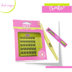 N21™ Lash Magic No-Glue Press-On Lashes (10–12mm Wispy), 36 Lash Cluster Pieces
