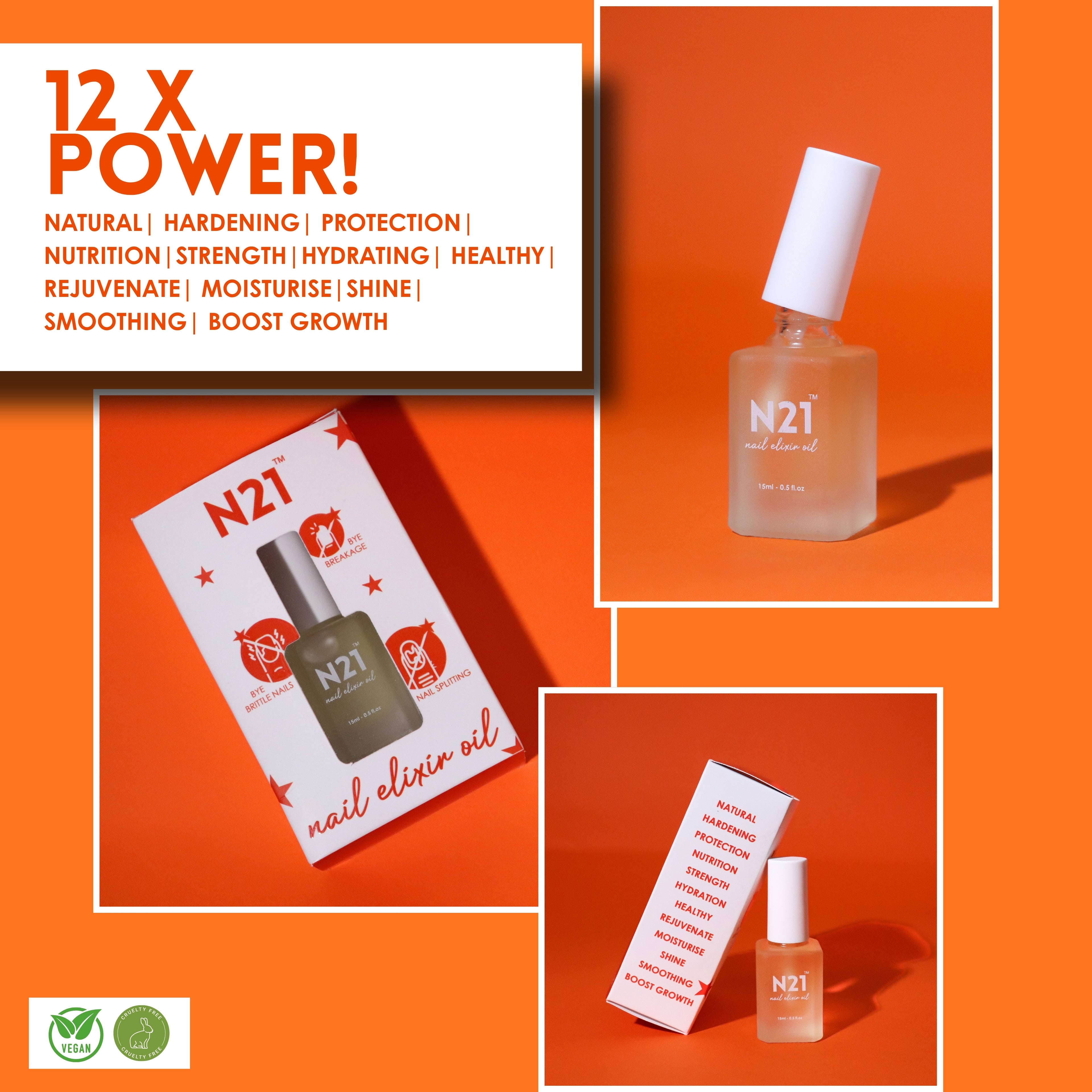 Nail Elixir Oil – Hydrating Cuticle & Nail Care Oil for Stronger, Healthy Nails