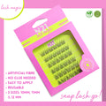 N21™ Lash Magic No-Glue Press-On Lashes (10–12mm Wispy), 36 Lash Cluster Pieces