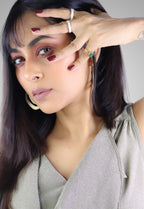 Maroon Magic Press-On Nails – Medium Squoval Glossy Maroon Nails