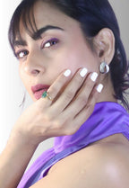 Frostie White (Neha’s Go-To) Press-On Nails | Classic White Squoval Nails