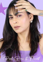 Purple Luxe Press-On Nails – Matte Lavender Squoval Nails