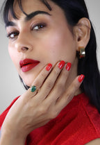 Cherry Red Press-On Nails – Medium Squoval Classic Red Nails