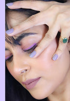 Purple Luxe Press-On Nails – Matte Lavender Squoval Nails