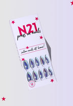 Metallic Chrome Press-On Nails – Baby Pink Chrome Almond Nails