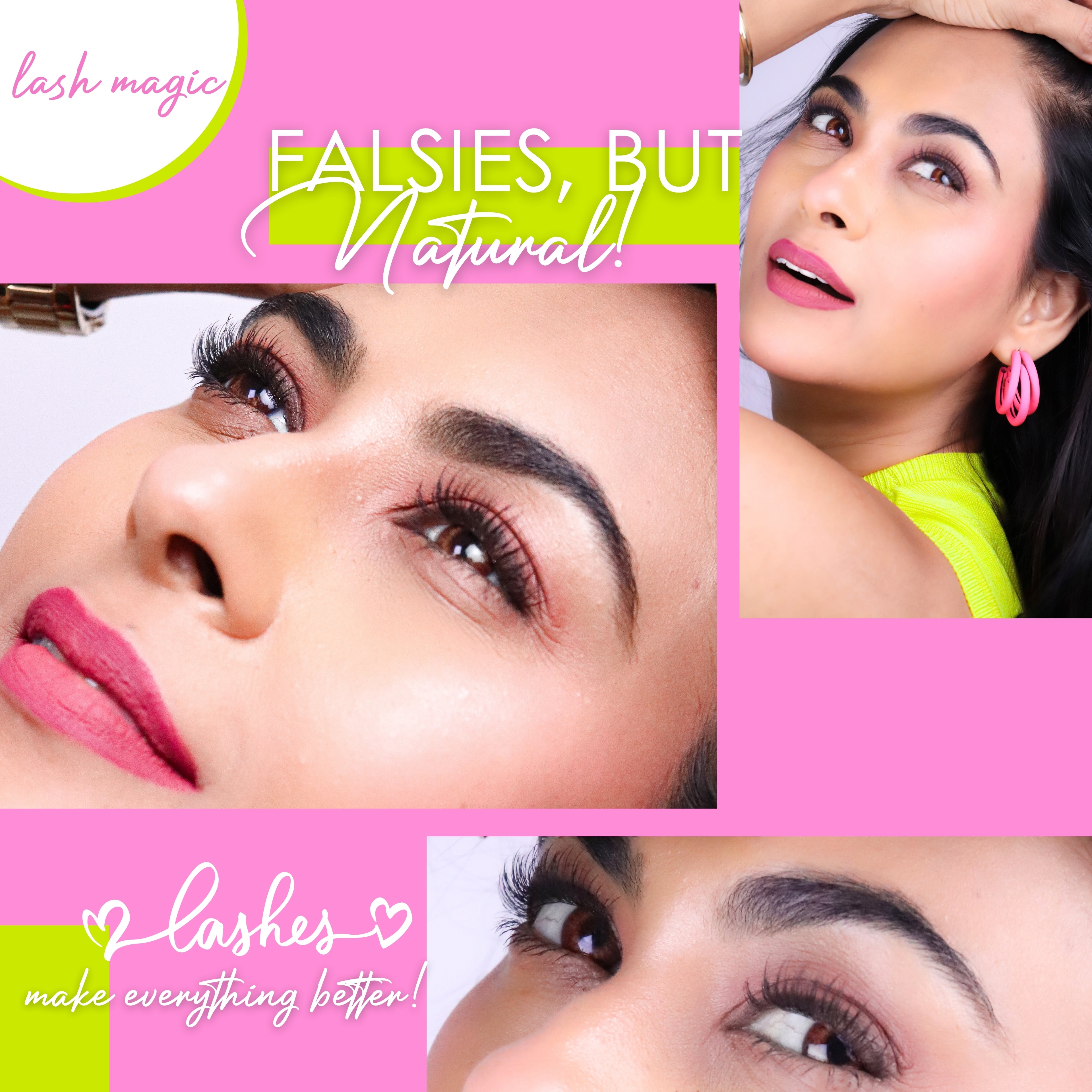 N21™ Lash Magic No-Glue Press-On Lashes (10–12mm Wispy), 36 Lash Cluster Pieces