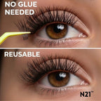 N21™ Lash Magic No-Glue Press-On Lashes (10–12mm Wispy)