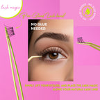 N21™ Lash Magic No-Glue Press-On Lashes (10–12mm Wispy)