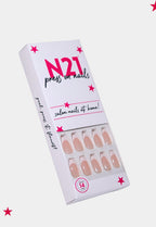 French Luxe Press-On Nails – Classic French Tips Medium Squoval