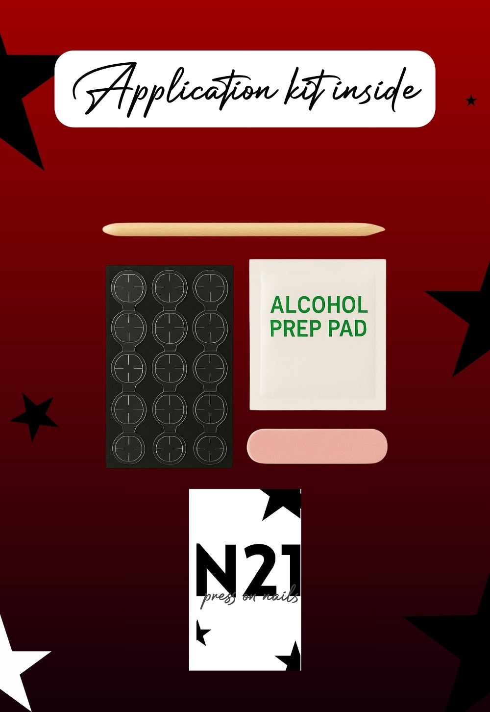 Maroon Oval Press-On Nails – Medium Oval Deep Maroon Nails